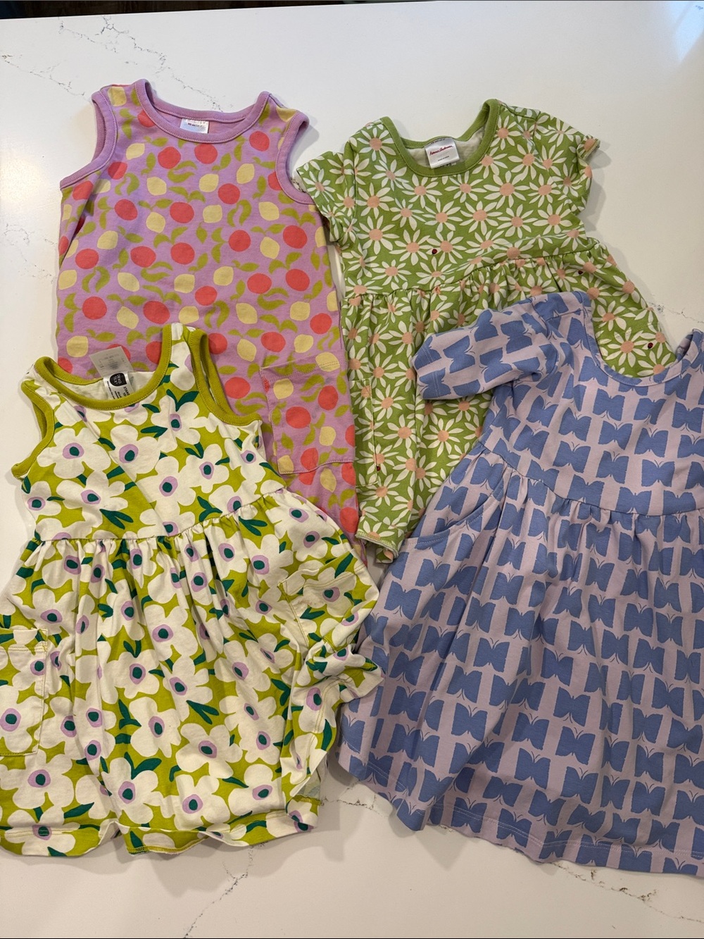 Hanna Andersson 3T- Floral & Patterned Dress Bundle